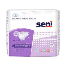 Подгузники для взрослых Extra Large 4 Super Seni Plus 10 шт - Фото