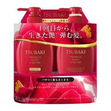 Набір шампунь та кондиціонер Shiseido TSUBAKI Premium Moist Зволоження і відновлення волосся 2 x 450 мл - Фото