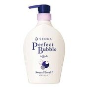 Дезодорирующий гель для душа Shiseido Senka Perfect Bubble Sweet Floral с эффектом увлажнения с гиалуроновой кислотой 500 мл Дезодорирующий гель для душа Shiseido Senka Perfect Bubble Sweet Floral с эффектом увлажнения с гиалуроновой кислотой 500 мл - Фото