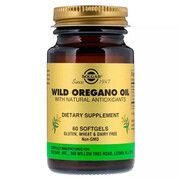 Масло Орегано с Натуральними Антиоксидантами (Wild Oregano Oil) Solgar капсулы №60 - Фото