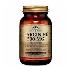 L-Аргинин Solgar (L-Arginine) 500 мг 100 капсул  - Фото