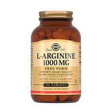 Аргінін Solgar (L-Arginine) 1000 мг 90 таблеток - Фото