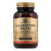 Карнітин Solgar (L-Carnitine) 500 мг 60 таблеток - Фото