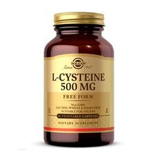 Цистеин Solgar (L-Cysteine) 500 мг 90 вегетарианских капсул  - Фото