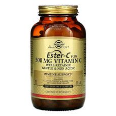 Эстер-С витамин C (Ester-C Plus) 500 мг Solgar 250 вегетарианских капсул - Фото