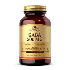 ГАМК Гамма-аміномасляна кислота Solgar (GABA) 500 мг 100 капсул - Фото