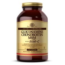 Глюкозамін Хондроїтин і МСМ з Естер-C Solgar (Glucosamine Chondroitin MSM with Ester-C) 180 таблеток - Фото