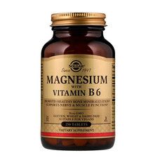 Магний с витамином В-6 Solgar 250 таблеток - Фото