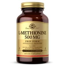 Метионин Solgar (L-Methionine) 500 мг 90 капсул - Фото