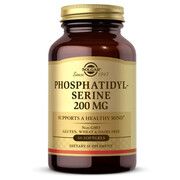 Фосфатидилсерин Solgar (Phosphatidylserine) 200 мг 60 капсул - Фото