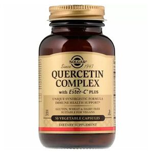 Кверцетин та Естер-С Solgar (Quercetin Complex) 50 капсул