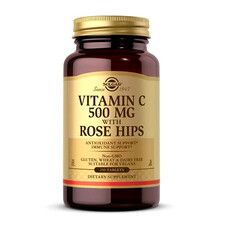 Витамин С с шиповником Solgar (Vitamin C With Rose Hips) 500 мг 250 таблеток  - Фото