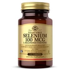 Селен бездрожжевой Solgar (Selenium Yeast-Free) 100 таблеток - Фото