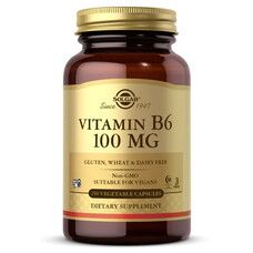 Витамин B6 Solgar (Vitamin B6) 100 мг 250 капсул - Фото