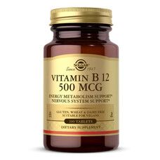 Вітамін В12 Solgar (Vitamin B12) 500 мкг 100 таблеток - Фото