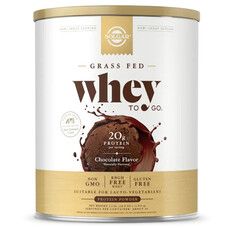 Протеїн зі смаком шоколаду Solgar (Whey To Go Protein Powder) 1,19 кг - Фото