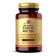 Коэнзим Q10 Мегасорб Solgar (Megasorb CoQ-10) 400 мг 30 капсул  - Фото