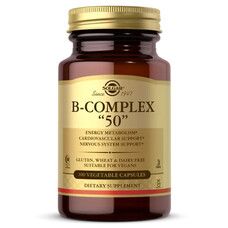 Комплекс витаминов В Solgar (B-Complex 50) 100 капсул - Фото
