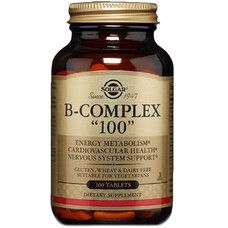 Комплекс вітамінів В Solgar (B-Complex 100) 100 таблеток - Фото