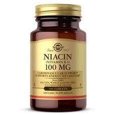 Вітамін В3 Solgar (Niacin) 100 мг 100 таблеток - Фото