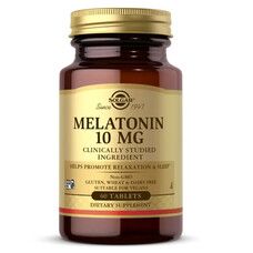 Мелатонин Solgar (Melatonin) 10 мг 60 таблеток - Фото