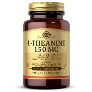 Теанин Solgar (L-Theanine) 150 мг 60 растительных капсул