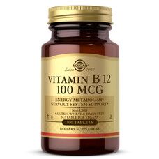 Витамин В12 Solgar (Vitamin B12) 100 мкг 100 таблеток - Фото