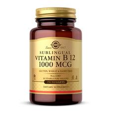 Витамин B12 сублингвальный Solgar (Sublingual Vitamin B12) 1000 мкг 250 капсул  - Фото