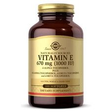 Витамин Е Solgar (Natural Vitamin E) 1000 МЕ 100 капсул - Фото