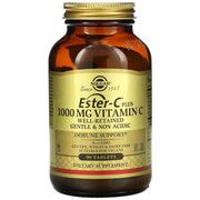 Эстер-С витамин С плюс Solgar (Ester-C Plus Vitamin C) 1000 мг 90 таблеток - Фото