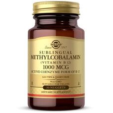 Витамин В12 метилкобаламин Solgar (Vitamin B12) 1000 мкг 30 таблеток - Фото