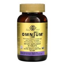 Омниум мультивитамины и минералы Solgar 90 таблеток - Фото