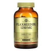Льняное масло Flaxseed Oil Solgar 625 мг 170 капсул - Фото
