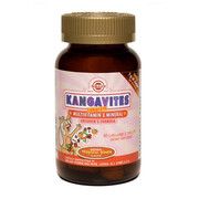 Кангавитес Солгар с мультивитаминами и минералами со вкусом тропических фруктов таблетки №60 - Фото