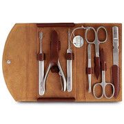 Маникюрный набор Классик (коричневый) 7 предметов Solingen - Фото