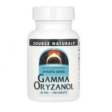 Гамма Оризанол Gamma Oryzanol Source Naturals 60мг 100 таблеток - Фото