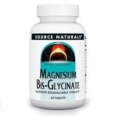 Магній Бісгліцинат Magnesium Bis-Glycinate Source Naturals 60 таблеток - Фото