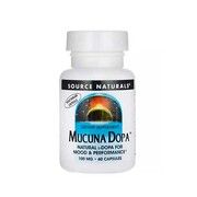 Добавка дієтична Мукуна пекуча Mucuna Dopa Source Naturals 100 мг 60 капсул  - Фото