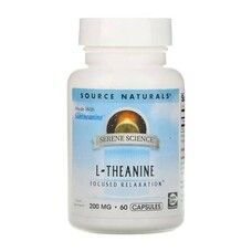 Теанін Serene Science Source Naturals 200 мг 60 капсул - Фото