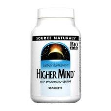 Поліпшення Роботи Мозку Higher Mind Source Naturals 90 таблеток - Фото