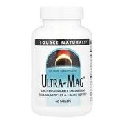 Ультра Магній та Вітамін В6 Ultra-Mag Source Naturals 60 таблеток - Фото