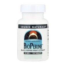 Биоперин (Экстракт Черного Перца) Source Naturals 10 мг 120 таблеток - Фото