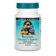 Детские Жевательные Витамины для Иммунной Системы Wellness Children's Immune Source Naturals 30 штук Детские Жевательные Витамины для Иммунной Системы Wellness Children's Immune Source Naturals 30 штук - Фото