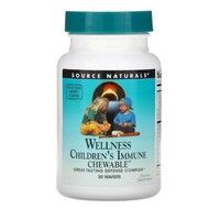 Дитячі Жувальні Вітаміни для Імунної Системи Wellness Children's Immune Source Naturals 30 штук