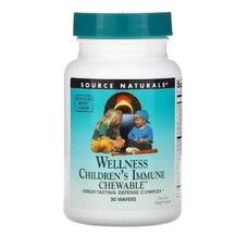 Дитячі Жувальні Вітаміни для Імунної Системи Wellness Children's Immune Source Naturals 30 штук - Фото