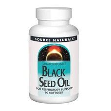 Масло черного тмина Black Seed Oil Source Naturals 120 гелевых капсул - Фото