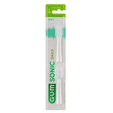 Змінна головка для зубної щітки GUM Sonic Daily біла - Фото