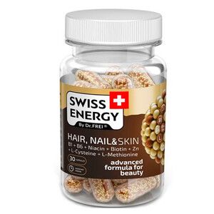 Витамины Swiss Energy Hair, Nail & Skin капсулы №30