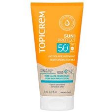 Топікрем Sun Protect (Сан Протект) зволожувальне сонцезахисне молочко SPF50+ 50 мл - Фото