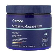 Магній 350мг Stress-X Magnesium Powder Trace смак малина-лимон порошок 240 г - Фото